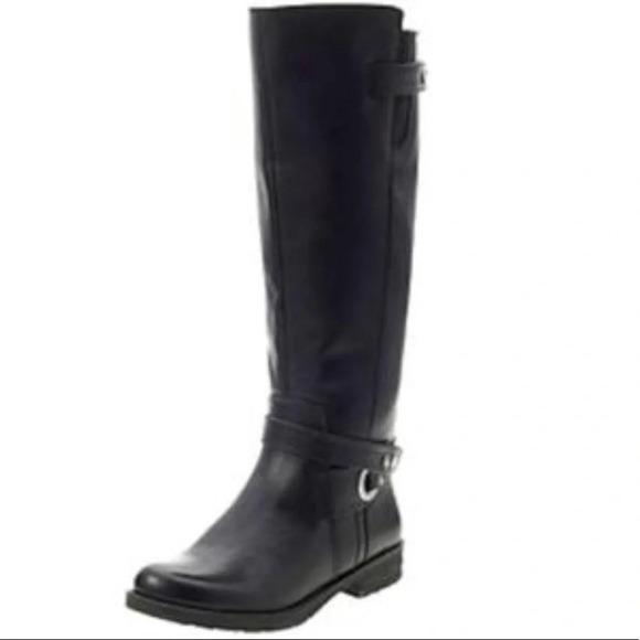 Natural Soul Blair Black Tall Ridding Boot Comfort - Picture 2 of 8